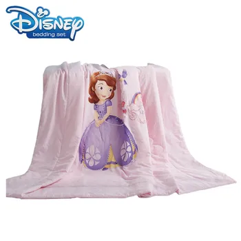 Disney letná deka cartoon Sophia ružový tlač domáci Textil, Vhodné pre dievčatá, Deti, Dospelých Deka Cumlík prehoz cez posteľ