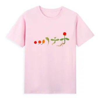 Módne nový všestranný pohodlné dievčatá hore Harajuku štýl kreatívny rast rastlín vývoj mape vytlačené žien T-shirt A110