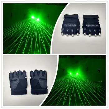 Zelená DJ Laser Rukavice S 4pcs 650nm 130mw Laserová Diskotéka laserman zobraziť rukavice Pre DJ Club/Strana Zobraziť